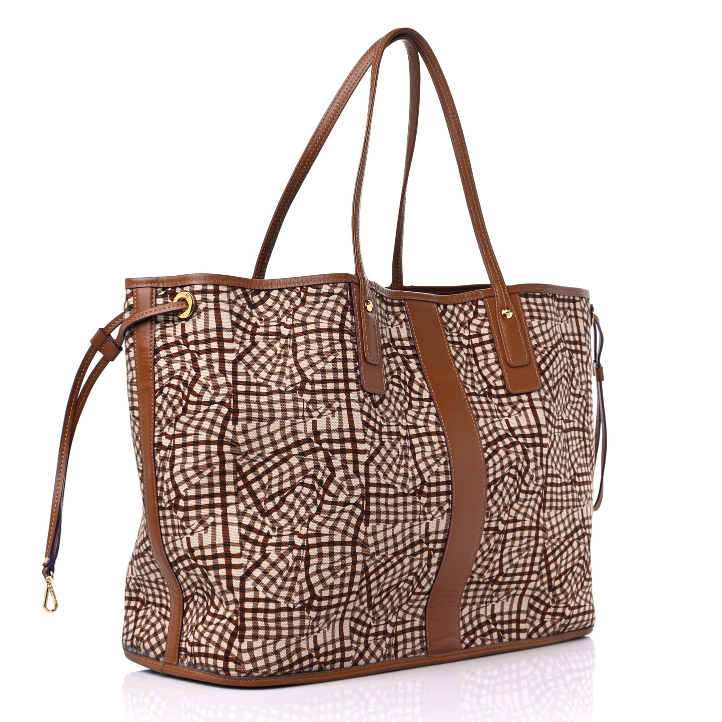 Visetos Large Liz Reversible Shopper Tote Cognac