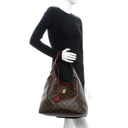 Louis Vuitton Monogram Flower Hobo Bordeaux 2 of 8