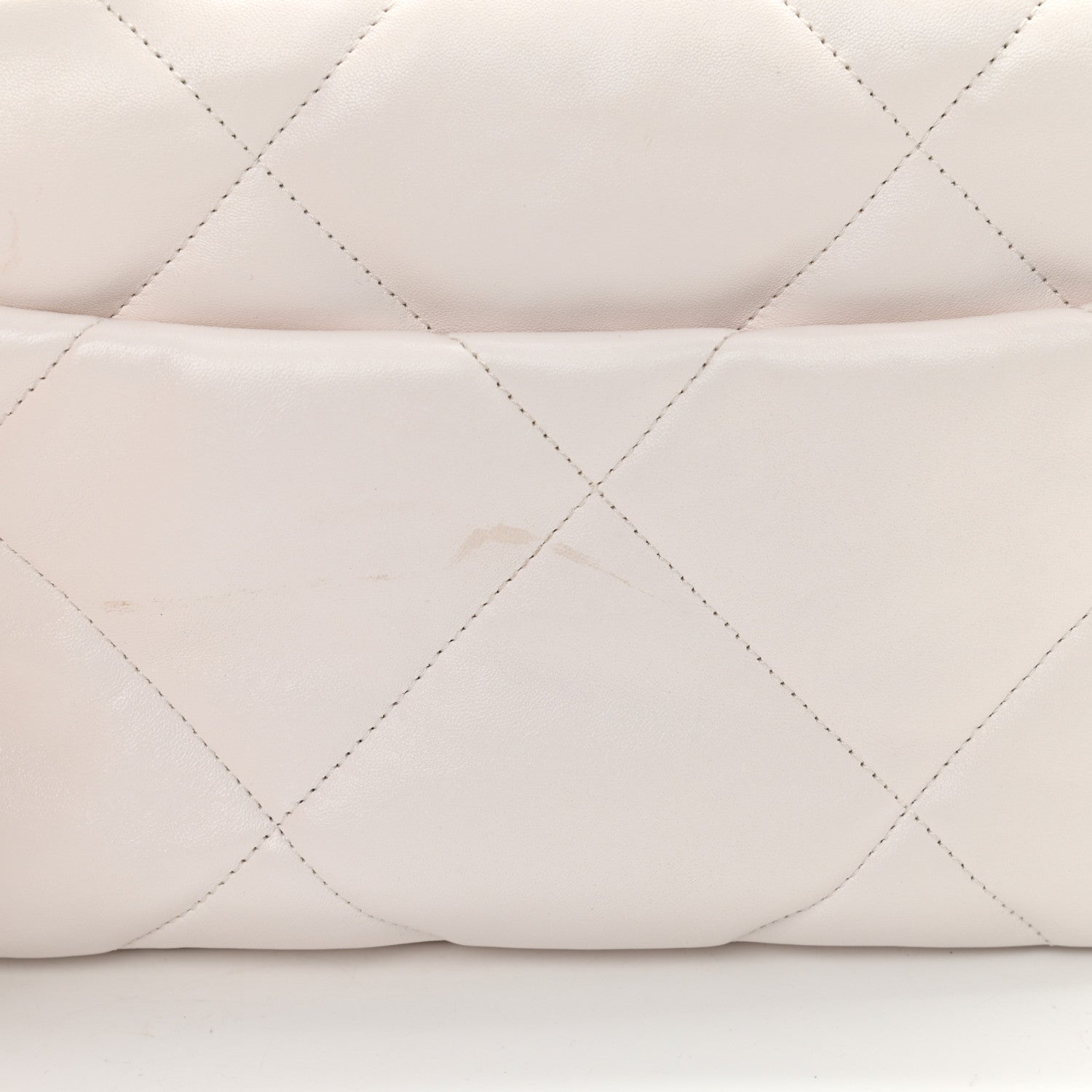 Chanel Lambskin Quilted Medium Chanel 19 Flap White 11 of 14