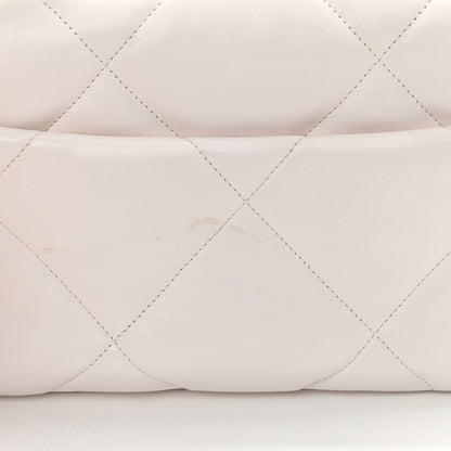 Chanel Lambskin Quilted Medium Chanel 19 Flap White 11 of 14