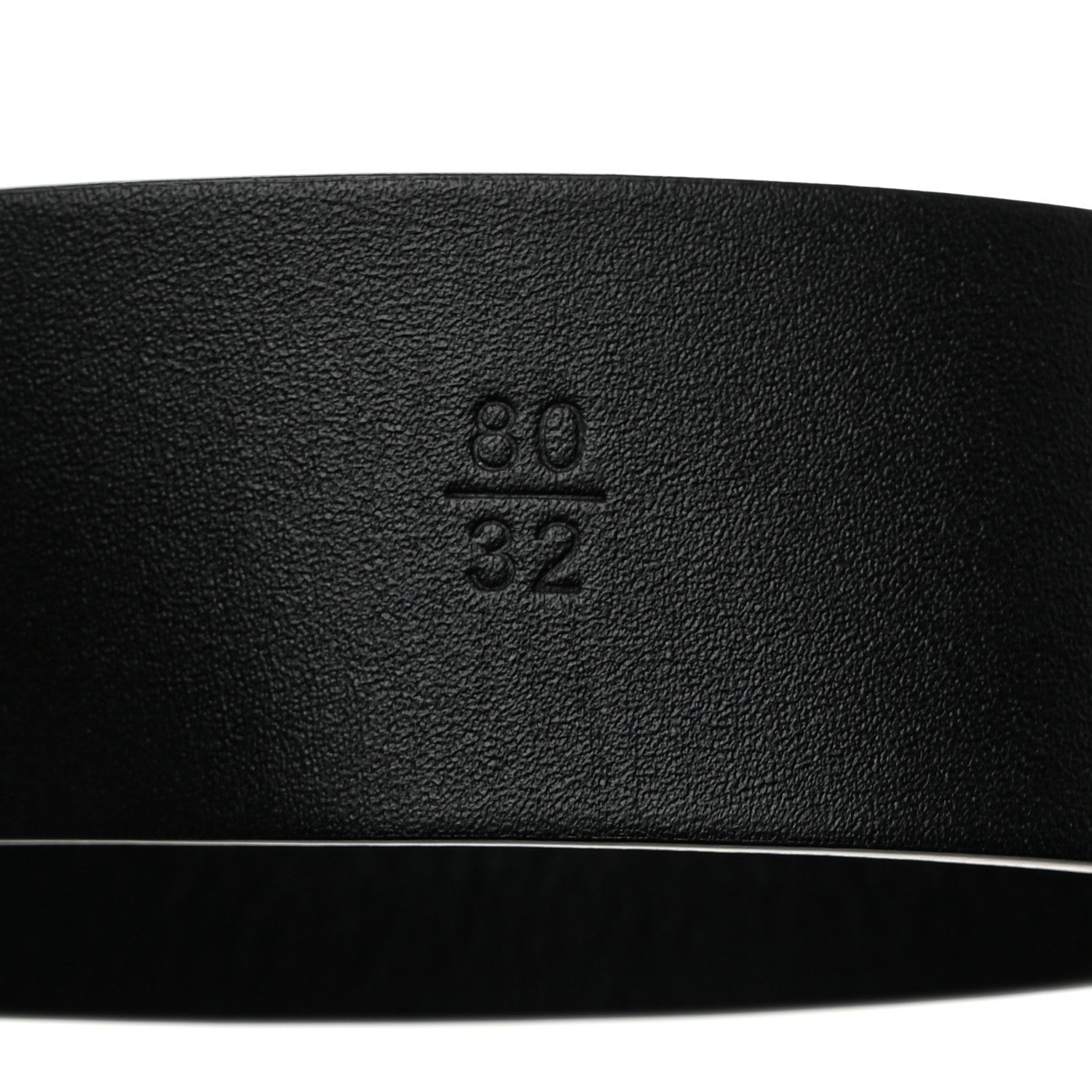 Chanel Calfskin Metal Enamel CC Belt 80 32 Black White 3 of 6