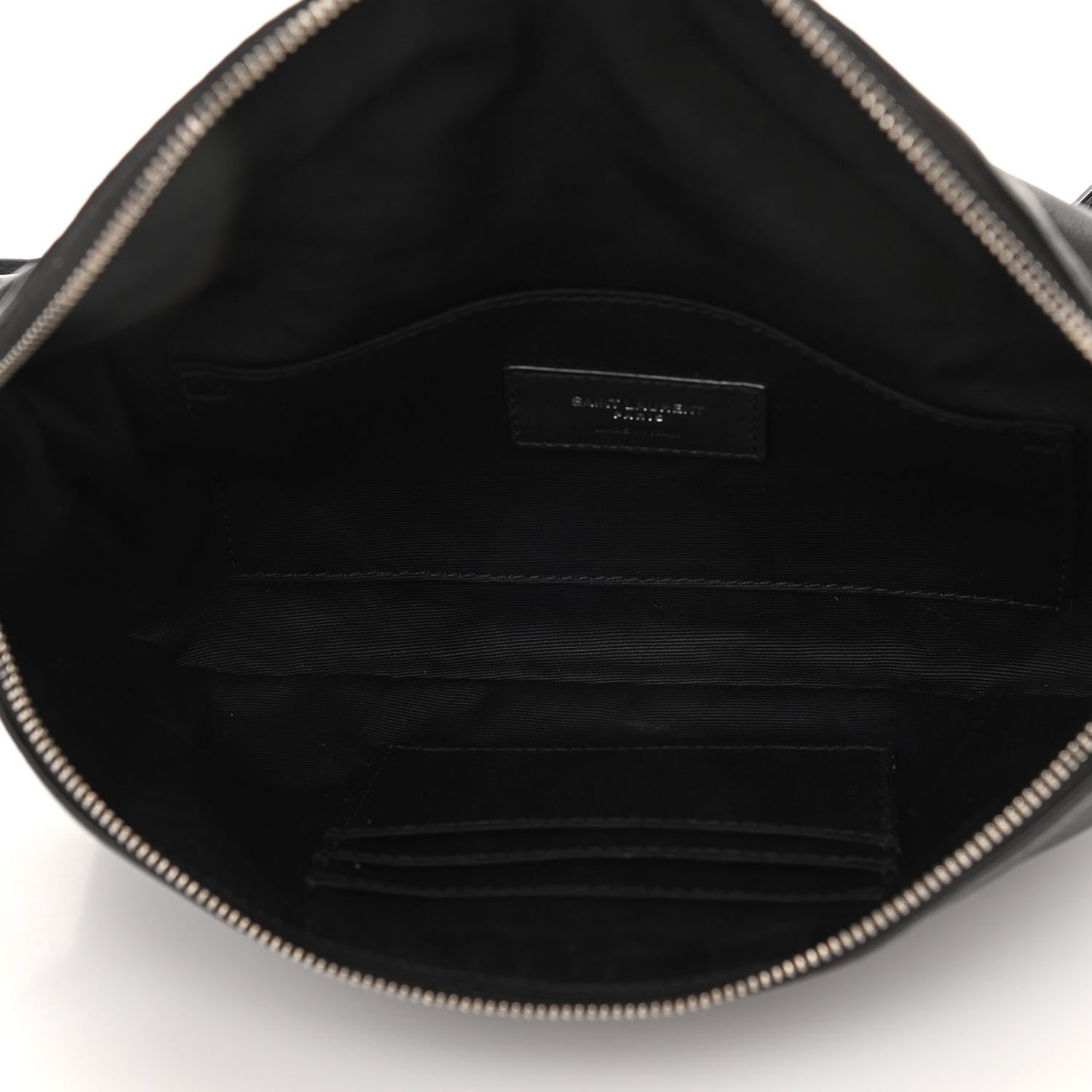 Saint Laurent Calfskin Monogram Belt Bag Black 7 of 10