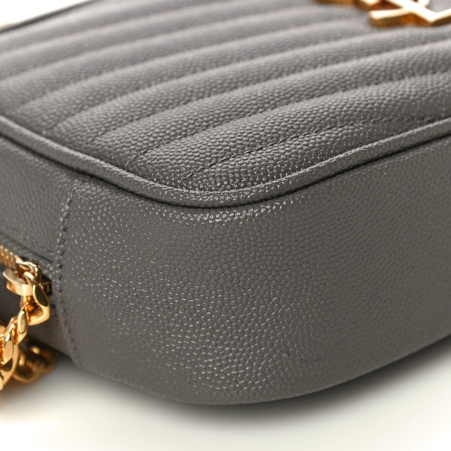 Grain De Poudre Matelasse Monogram Mini Lou Camera Bag Fog