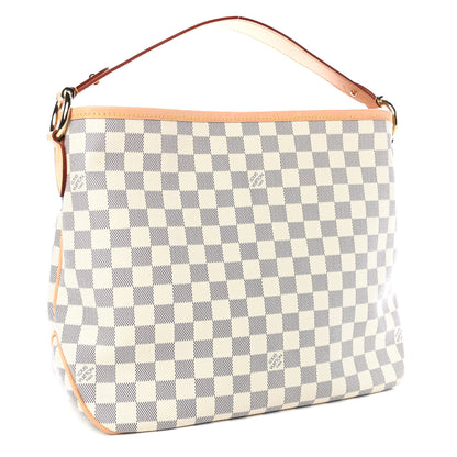 Louis Vuitton Damier Azur Delightful PM Rose Ballerine 3 of 9