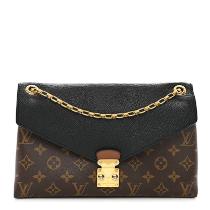 Louis Vuitton Monogram Pallas Chain Black 1 of 10
