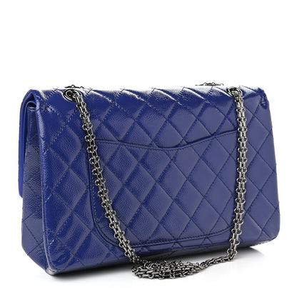 Chanel Patent Caviar Quilted 2.55 Reissue 227 Flap Royal Blue 3 of 10
