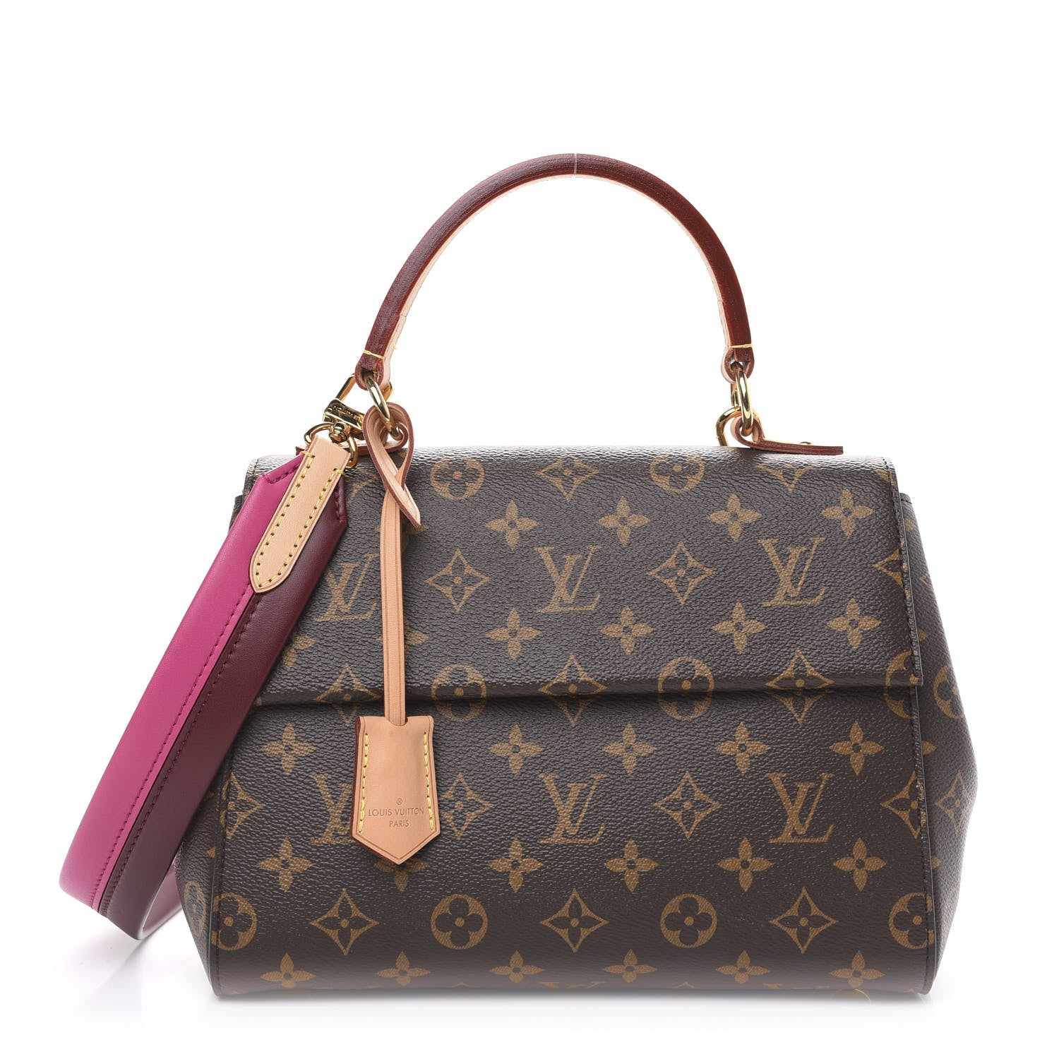 Louis Vuitton Monogram Cluny BB Bordeaux Fuchsia 1 of 10
