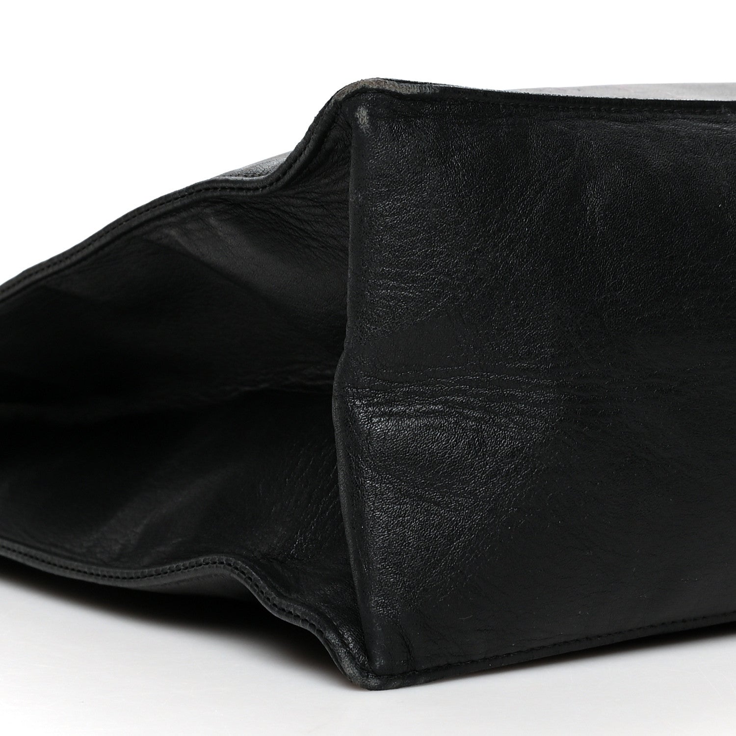 Chanel Lambskin CC Tote Black 10 of 12
