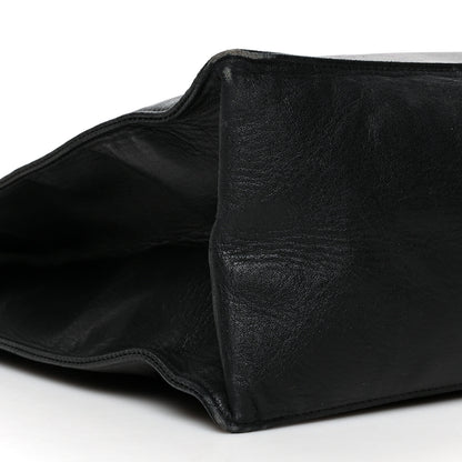 Chanel Lambskin CC Tote Black 10 of 12