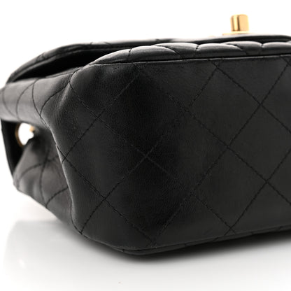 Chanel Lambskin Quilted Mini Square Flap Black 9 of 12