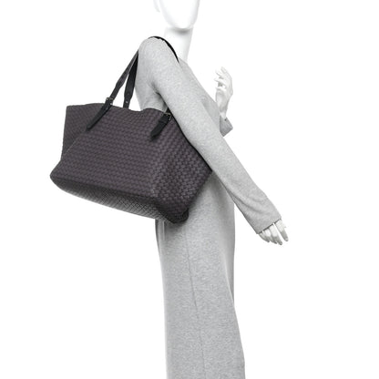 Bottega Veneta Nappa Intrecciato Large Cesta Tote Purple Black 2 of 11