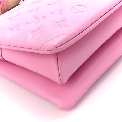 Louis Vuitton Lambskin Embossed Monogram Coussin PM Rose Bonbon 11 of 11