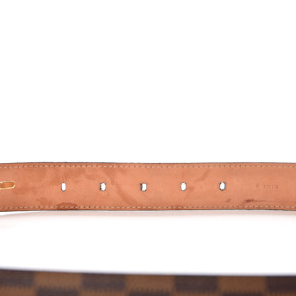 Louis Vuitton Damier Ebene 30mm Ellipse Belt 90 36 5 of 9