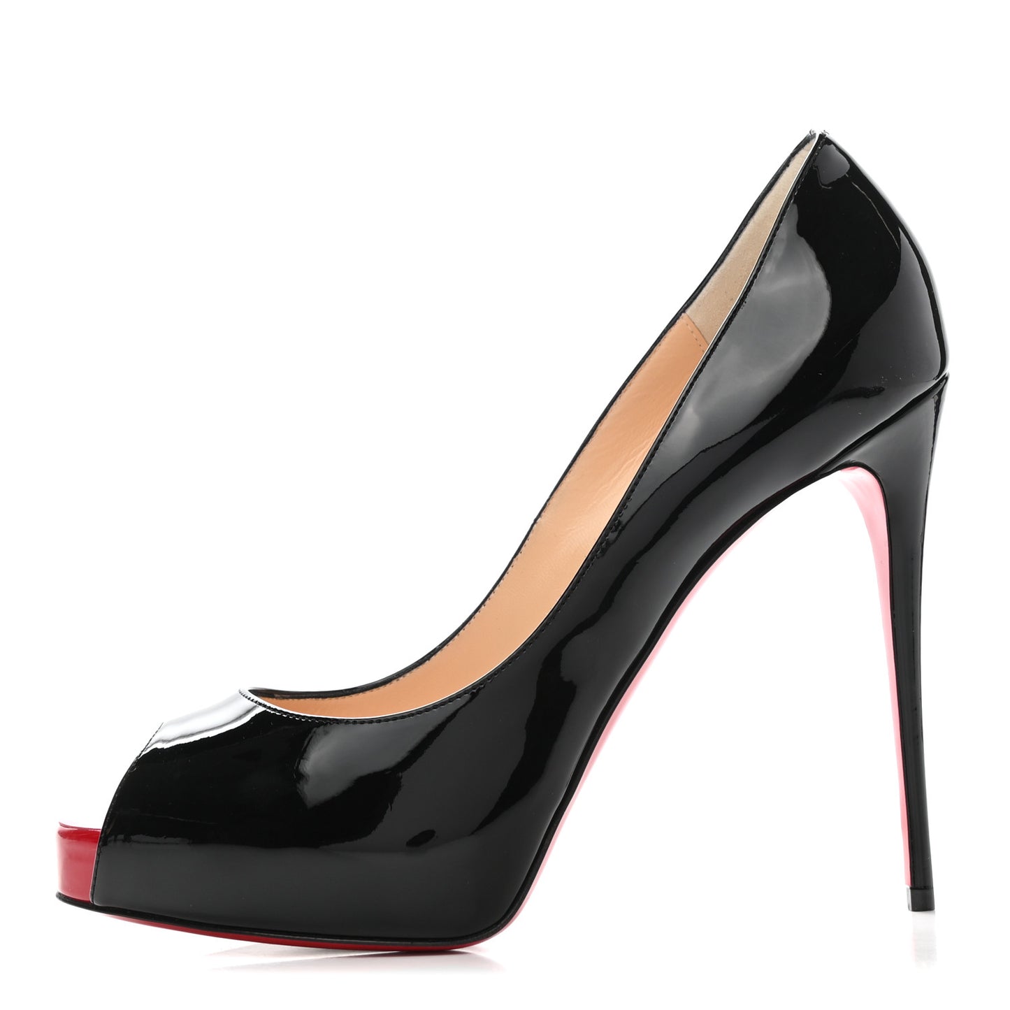 Patent New Very Prive 120 Pumps 40 Black Red