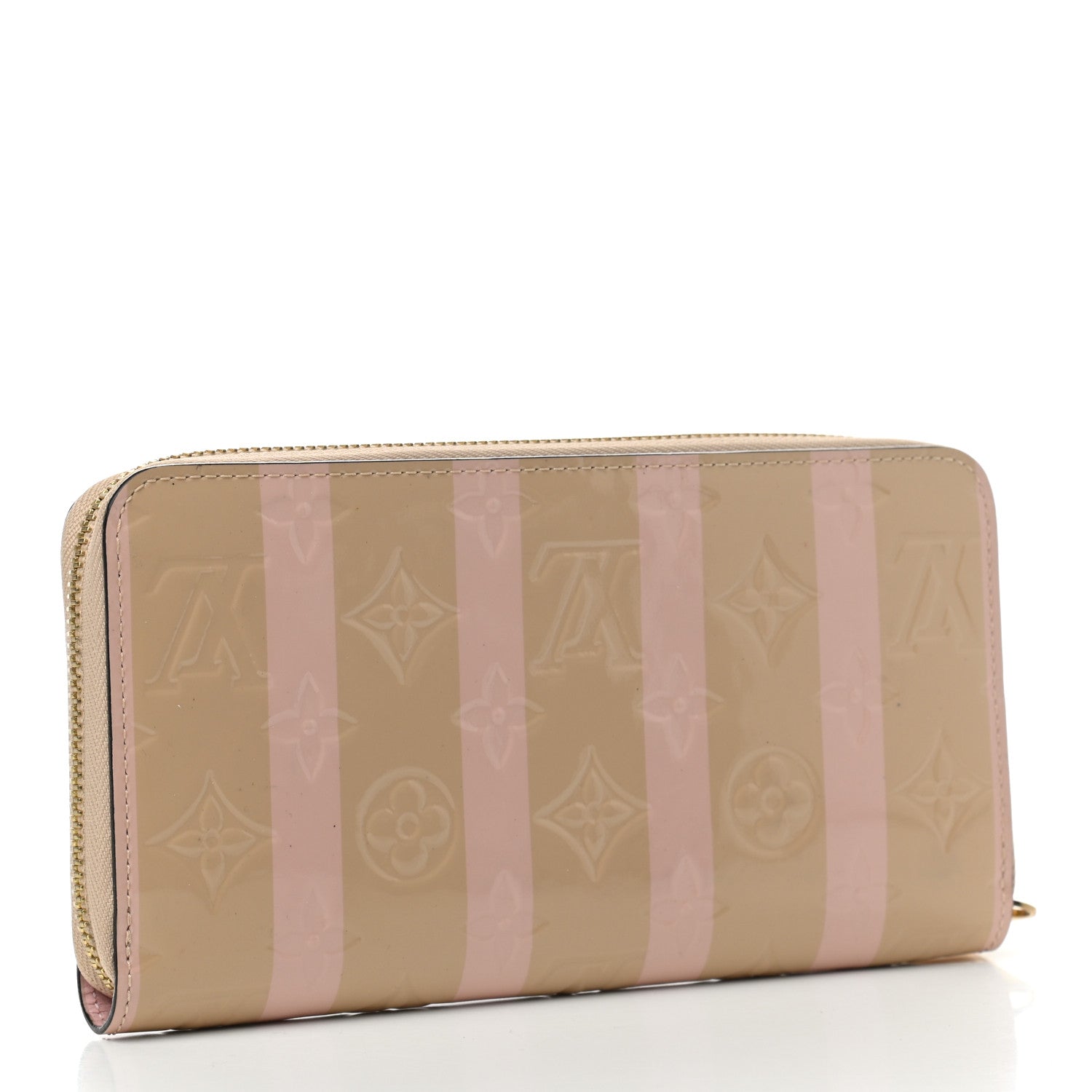 Louis Vuitton Vernis Rayures Zippy Wallet Dune 3 of 7