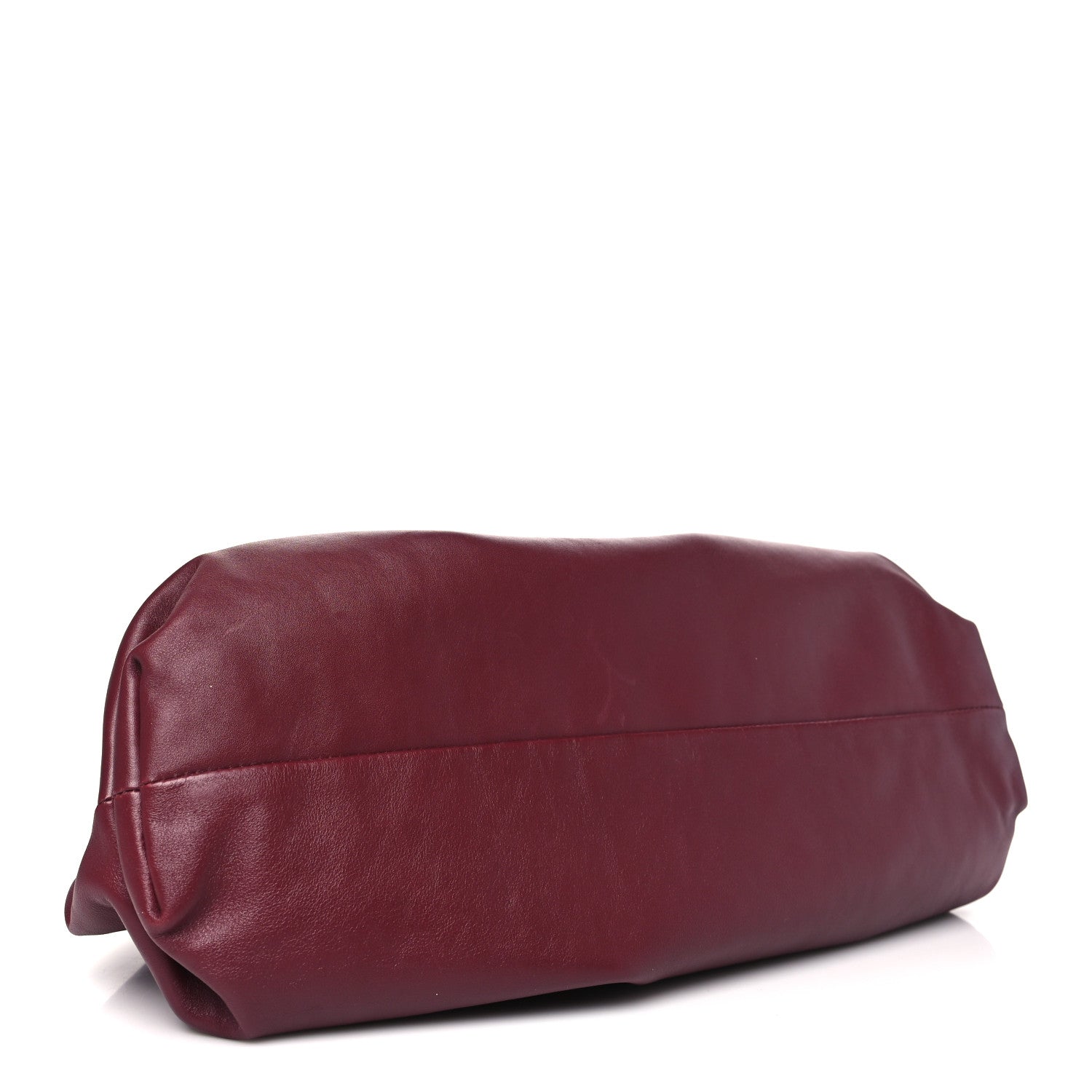 Bottega Veneta Smooth Butter Calf The Pouch Oversized Clutch Bordeaux 4 of 10