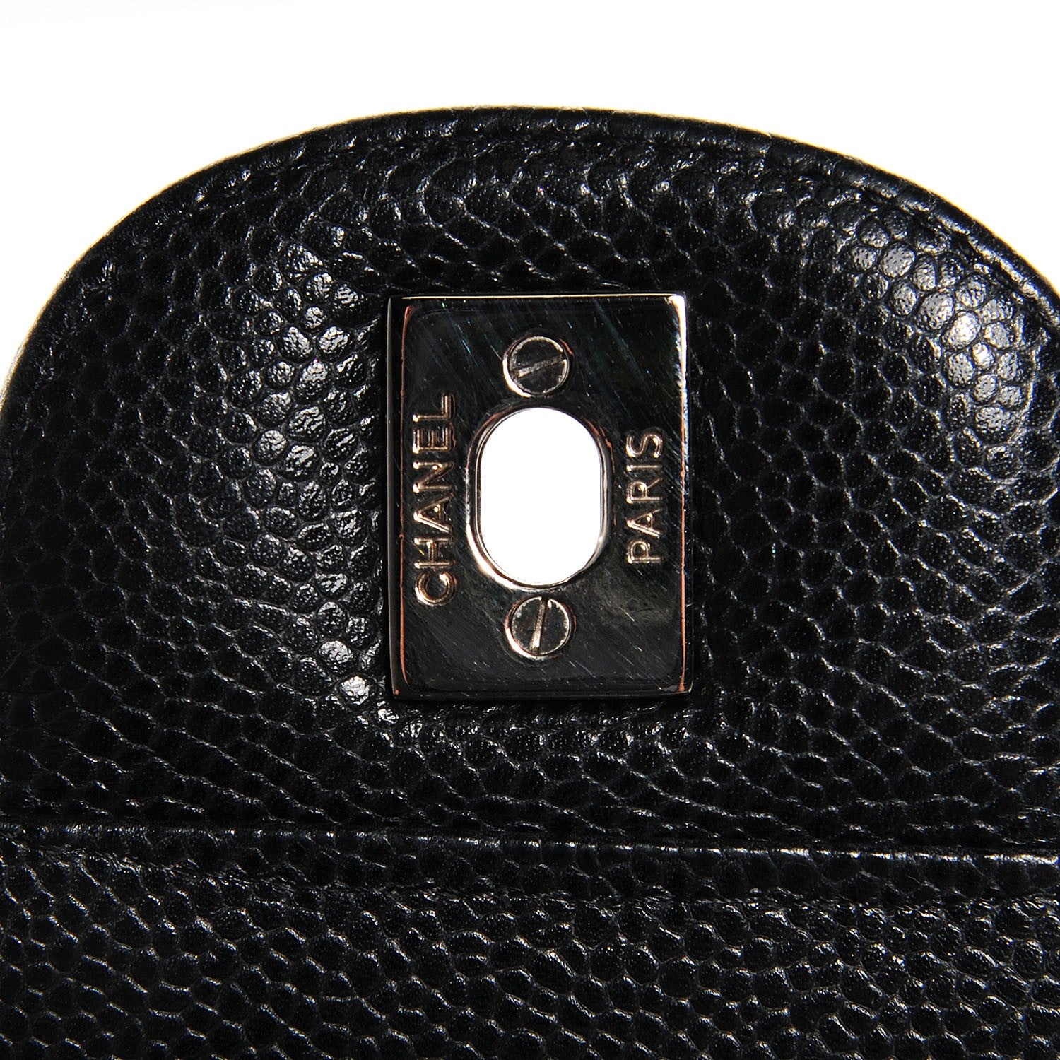 Chanel Caviar Quilted Jumbo Single Flap Black 6 of 8