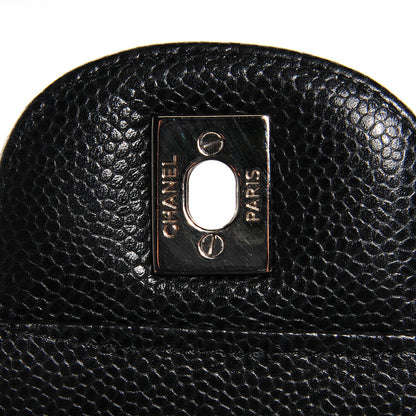 Chanel Caviar Quilted Jumbo Single Flap Black 6 of 8