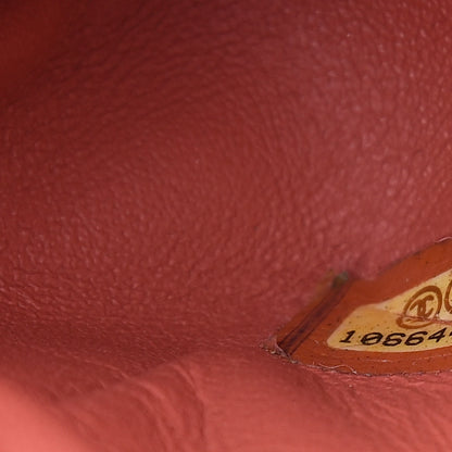 Chanel Lambskin Quilted East West Flap Coral 7 of 11