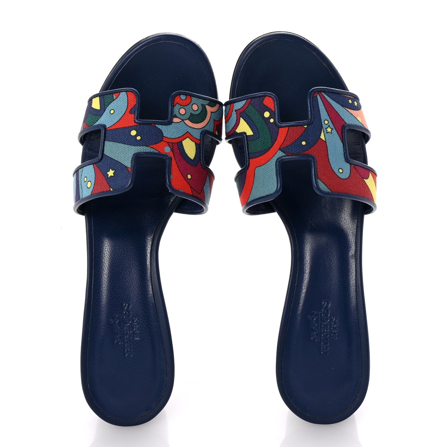 Canvas Faubourg Rainbow Oasis Sandals 35 Multicolore Bleu Maritime