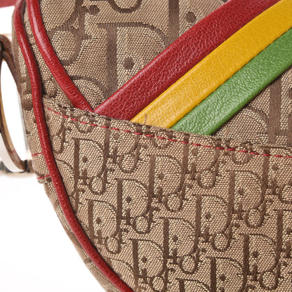 Christian Dior Monogram Rasta Saddle Bag Beige 10 of 10