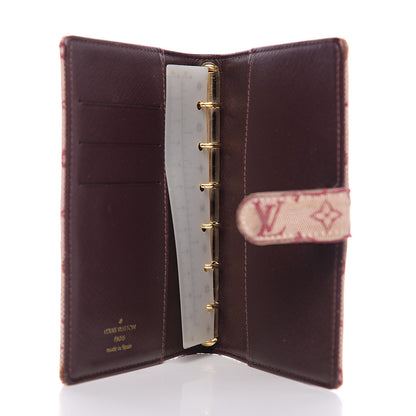 Louis Vuitton Mini Lin Small Ring Agenda Cover Cherry 4 of 9