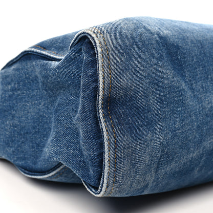 Telfar Denim Medium Shopping Bag Blue 8 of 9
