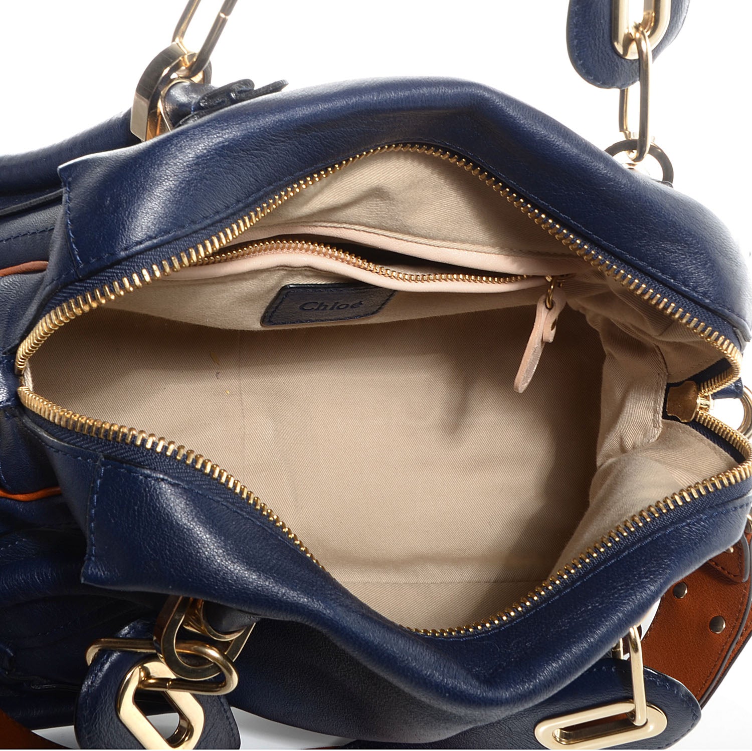 Chloe Calfskin Medium Military Paraty Blue 6 of 11