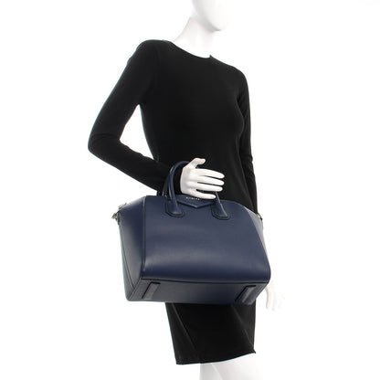 Givenchy Sugar Goatskin Medium Antigona Navy 3 of 8
