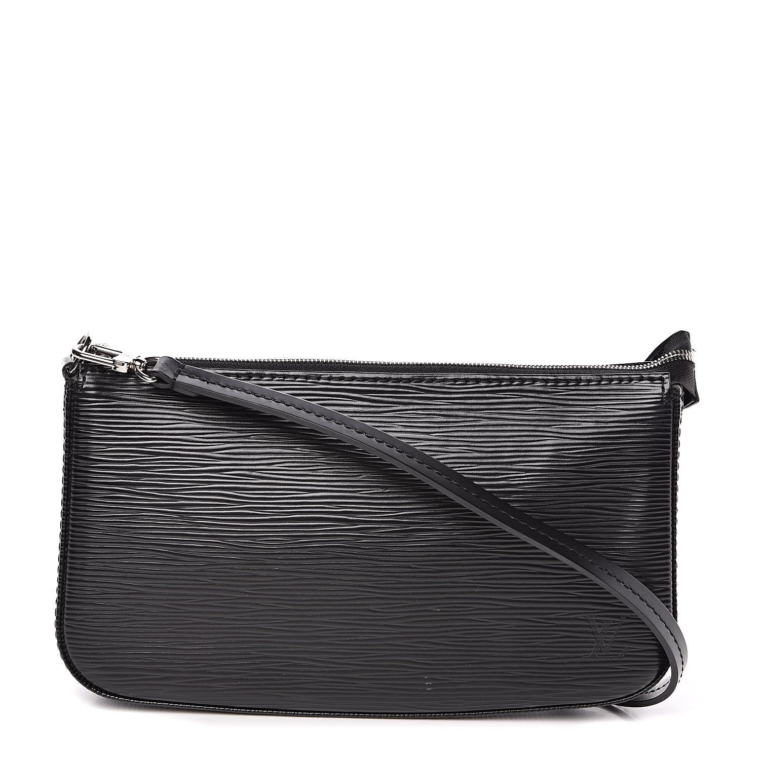 Louis Vuitton Epi Pochette Accessories NM Black 1 of 9