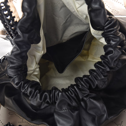 Stella McCartney PVC Monogram Falabella Reversible Tote Black 5 of 9