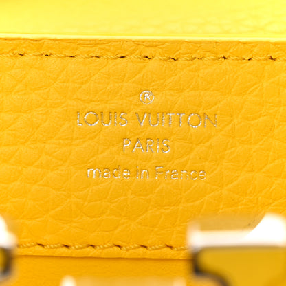Louis Vuitton Taurillon Mini Capucines Yellow 6 of 15