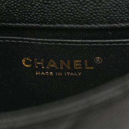 Chanel Caviar Quilted Mini Sweetheart Rectangular Flap Black 6 of 11