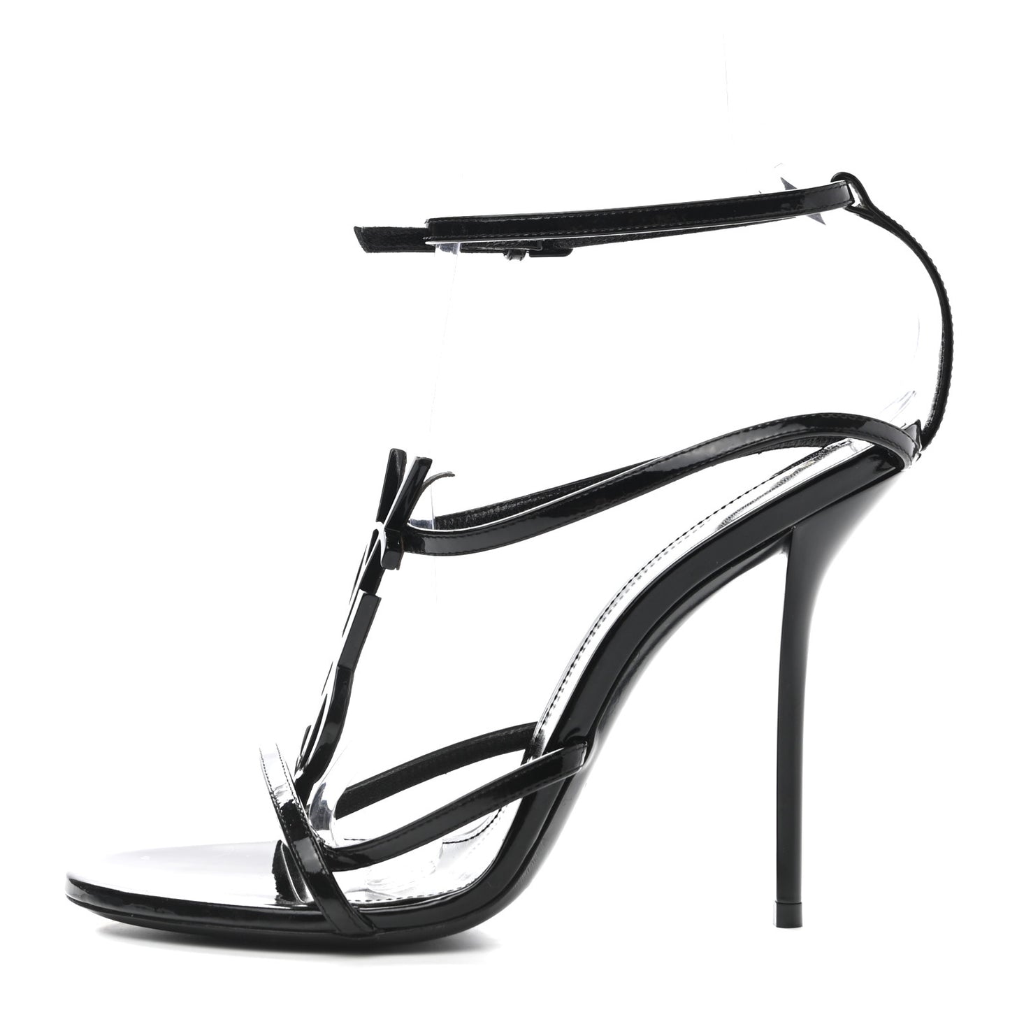Calfskin Cassandra 110 Sandals 39 Black