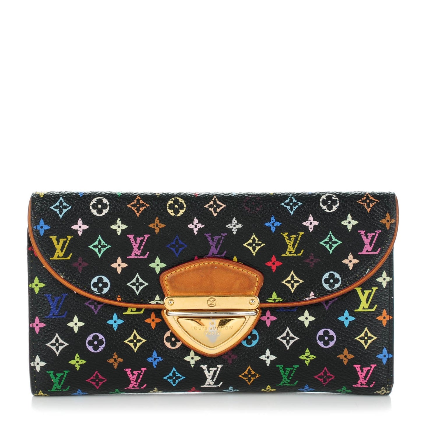Monogram Multicolor Eugenie Wallet Black