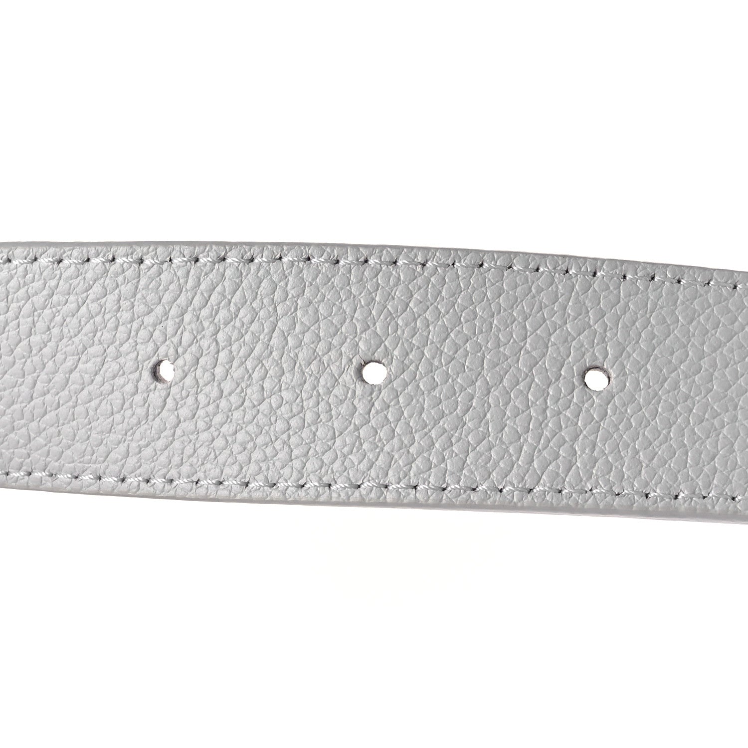 Louis Vuitton Taurillon Calfskin LV Initiales Reversible Belt 80 32 White Pink 5 of 7