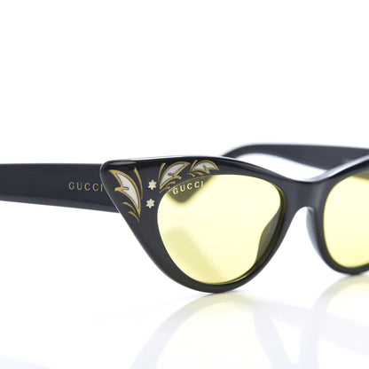 Gucci Acetate Cat Eye Sunglasses GG3807/S Black 7 of 8