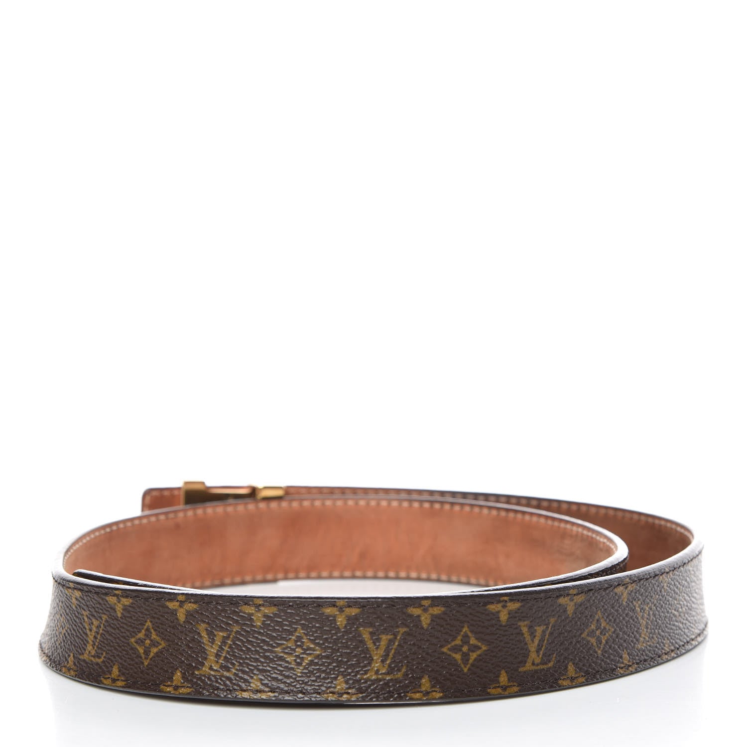 Louis Vuitton Monogram LV Initiales Belt 85 34 3 of 12