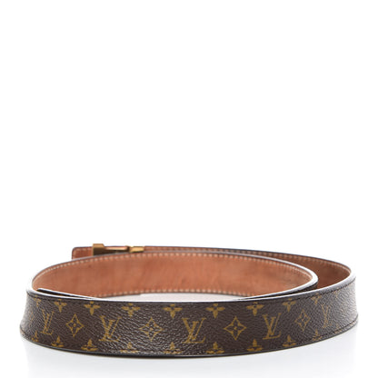 Louis Vuitton Monogram LV Initiales Belt 85 34 3 of 12