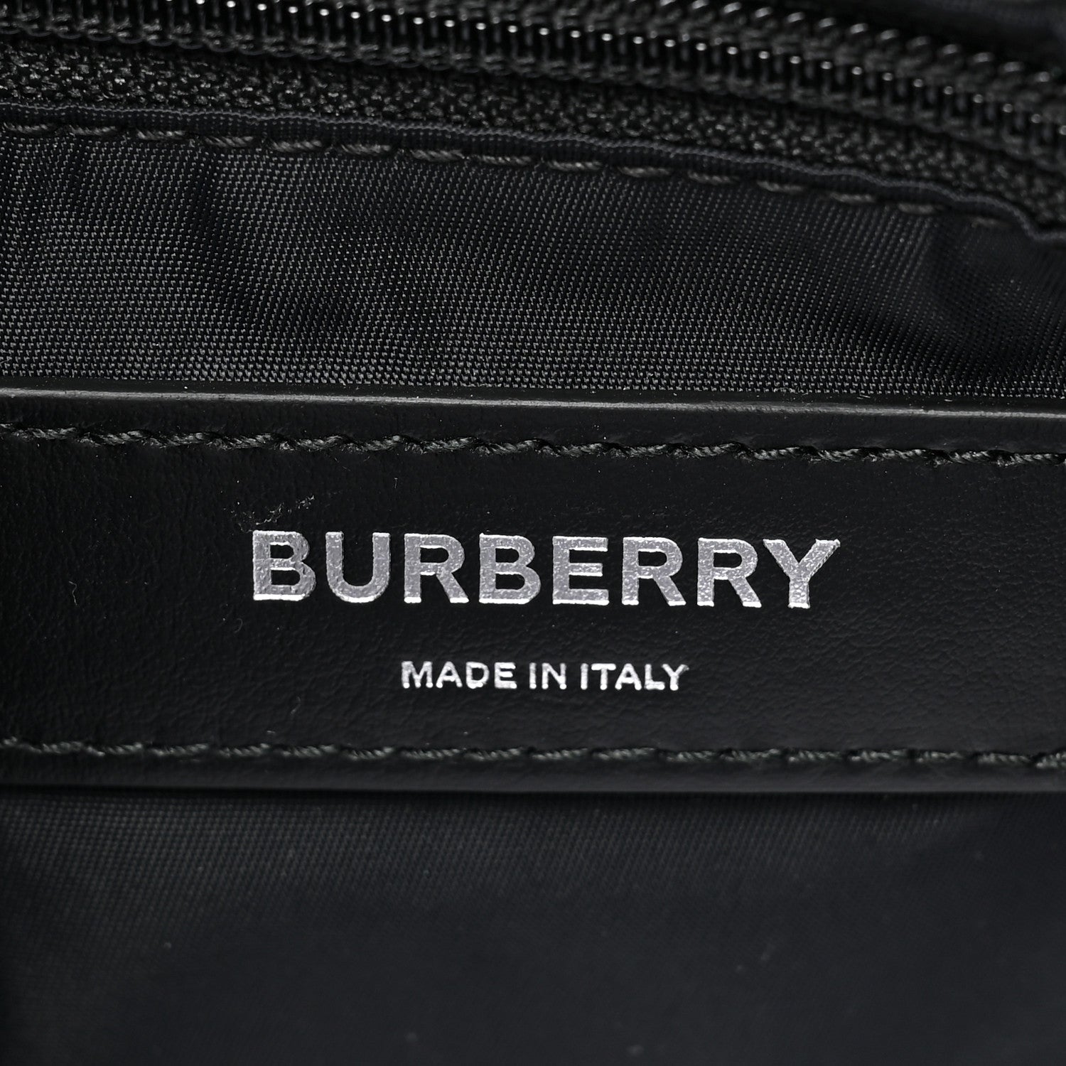 Burberry Econyl Logo Print Bum Bag Black 7 of 9