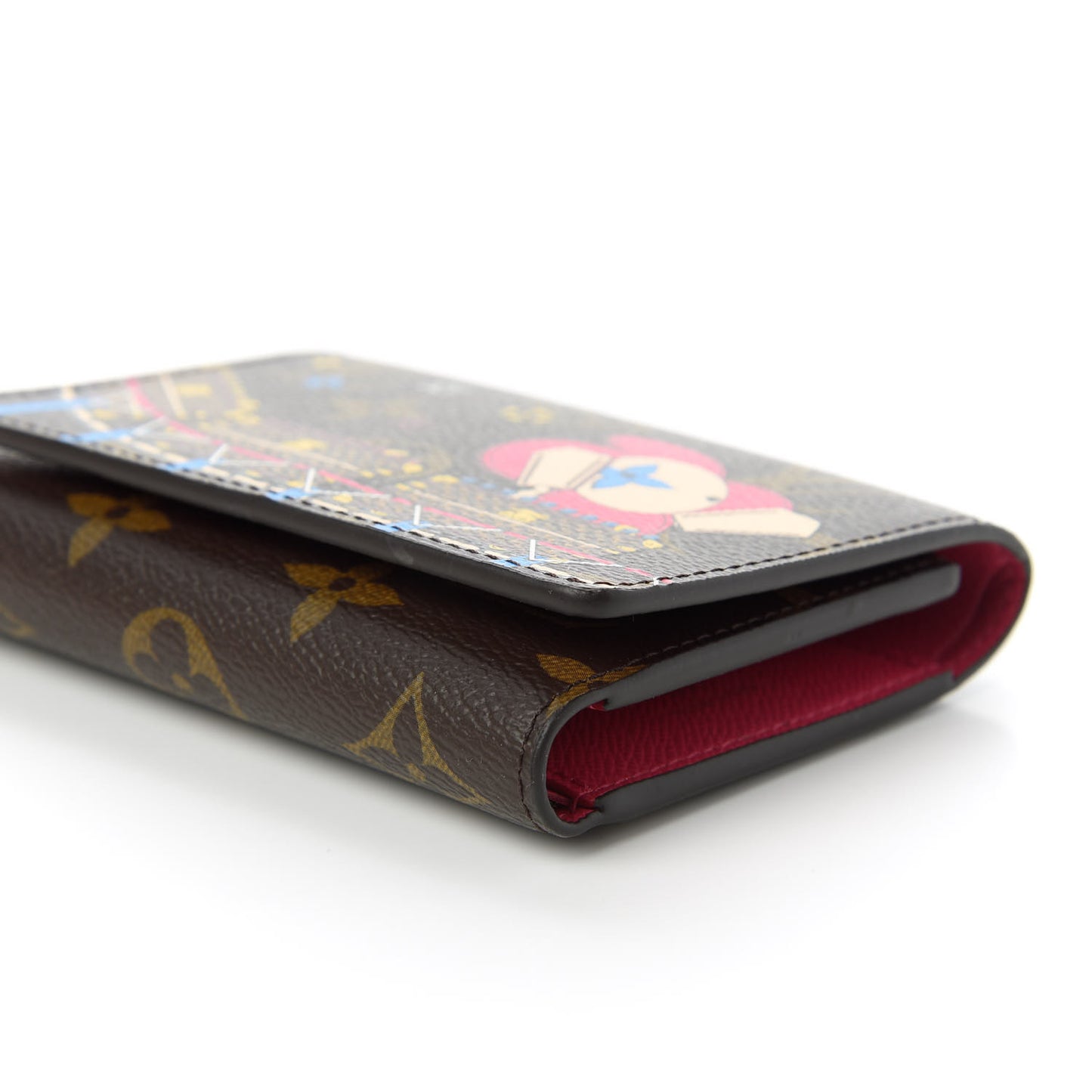 Monogram 2020 Christmas Animation Roller Coaster Victorine Wallet Pivoine