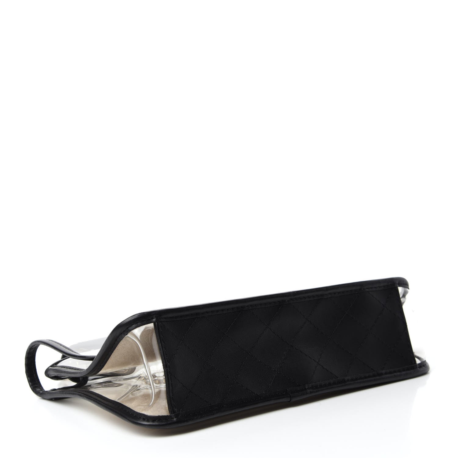 Chanel Lambskin PVC Medium Coco Sand Flap Black 4 of 10