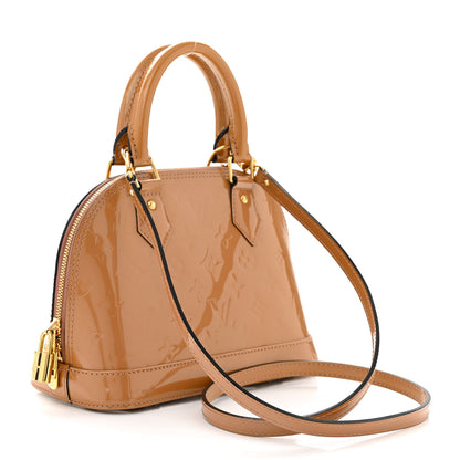 Louis Vuitton Vernis Alma BB Rose Velours 3 of 12