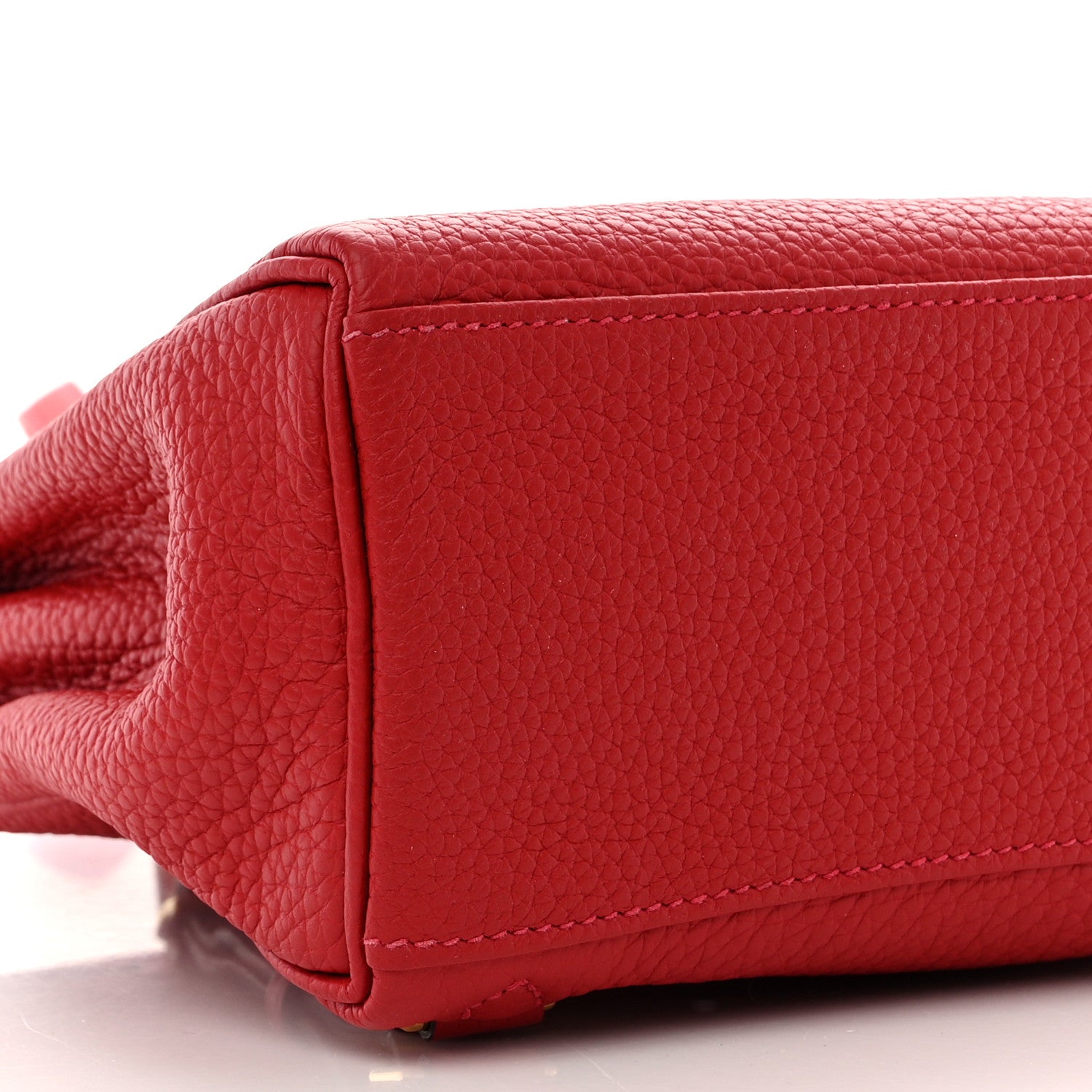 Hermes Taurillon Clemence Kelly Ado Backpack Rouge Casaque 9 of 10