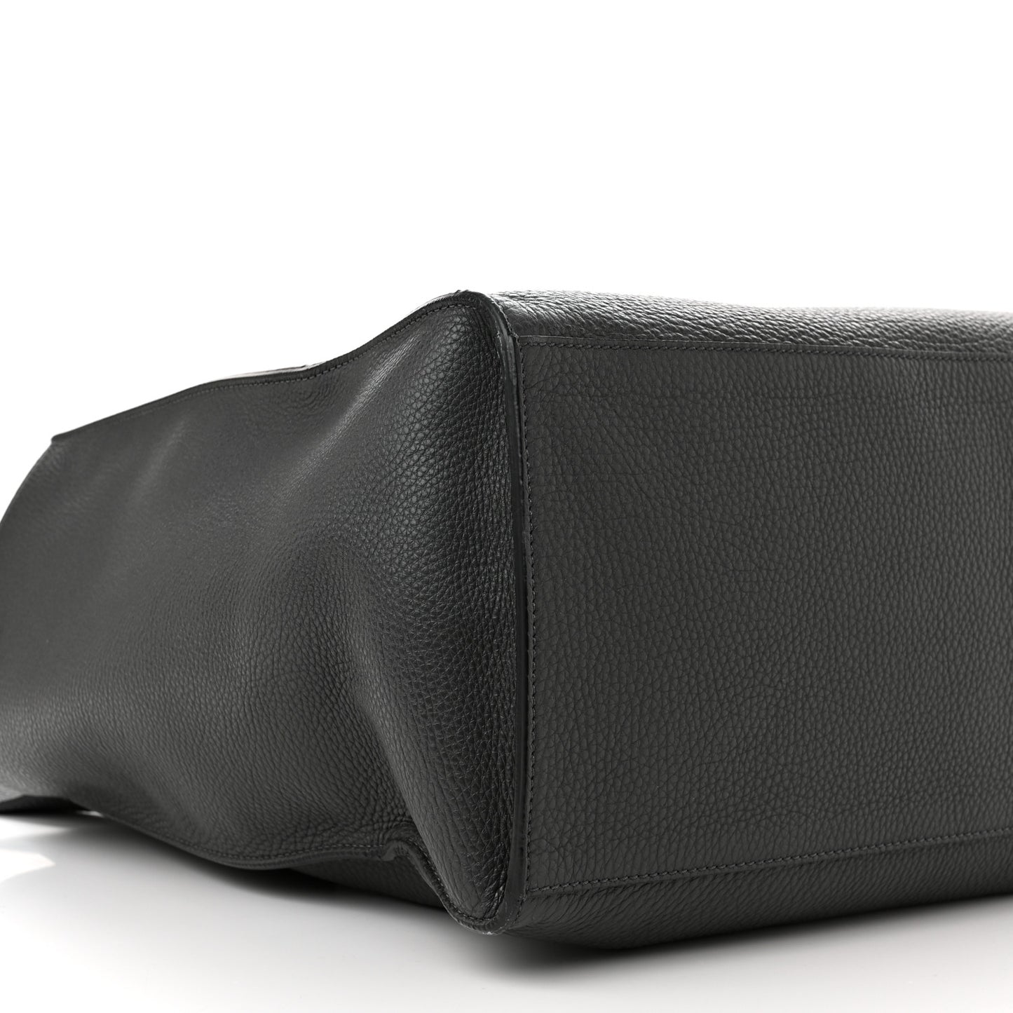 Calfskin Romano Selleria Faces No Words Emoticon Bag Asfalto
