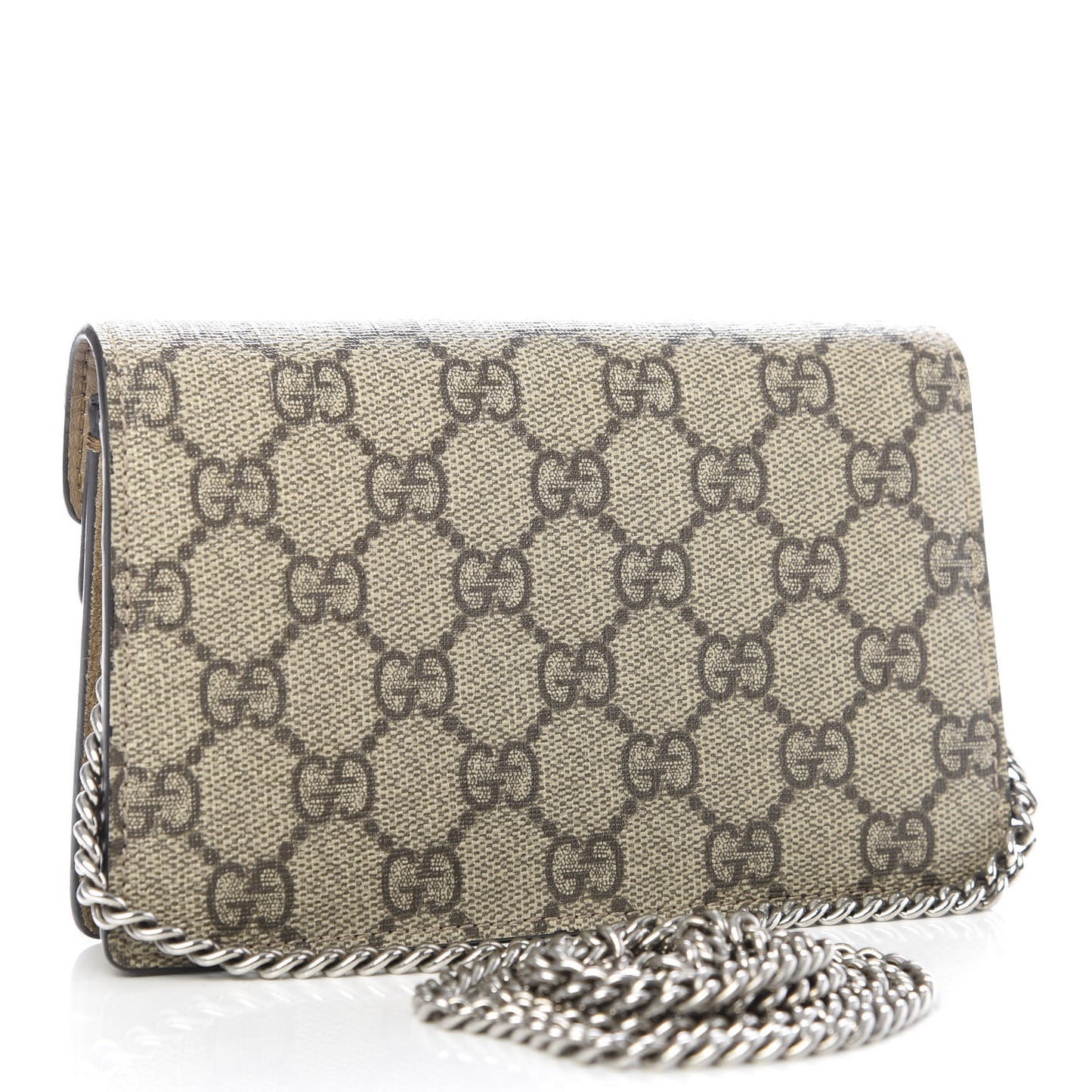 GG Supreme Monogram Super Mini Dionysus Shoulder Bag Taupe