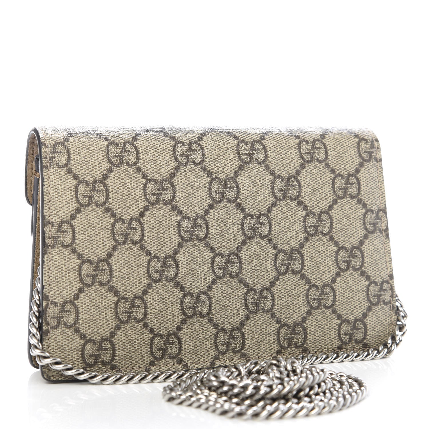 Gucci GG Supreme Monogram Super Mini Dionysus Shoulder Bag Taupe 3 of 9