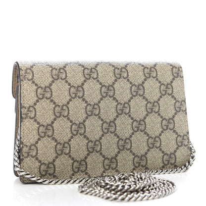 Gucci GG Supreme Monogram Super Mini Dionysus Shoulder Bag Taupe 3 of 9