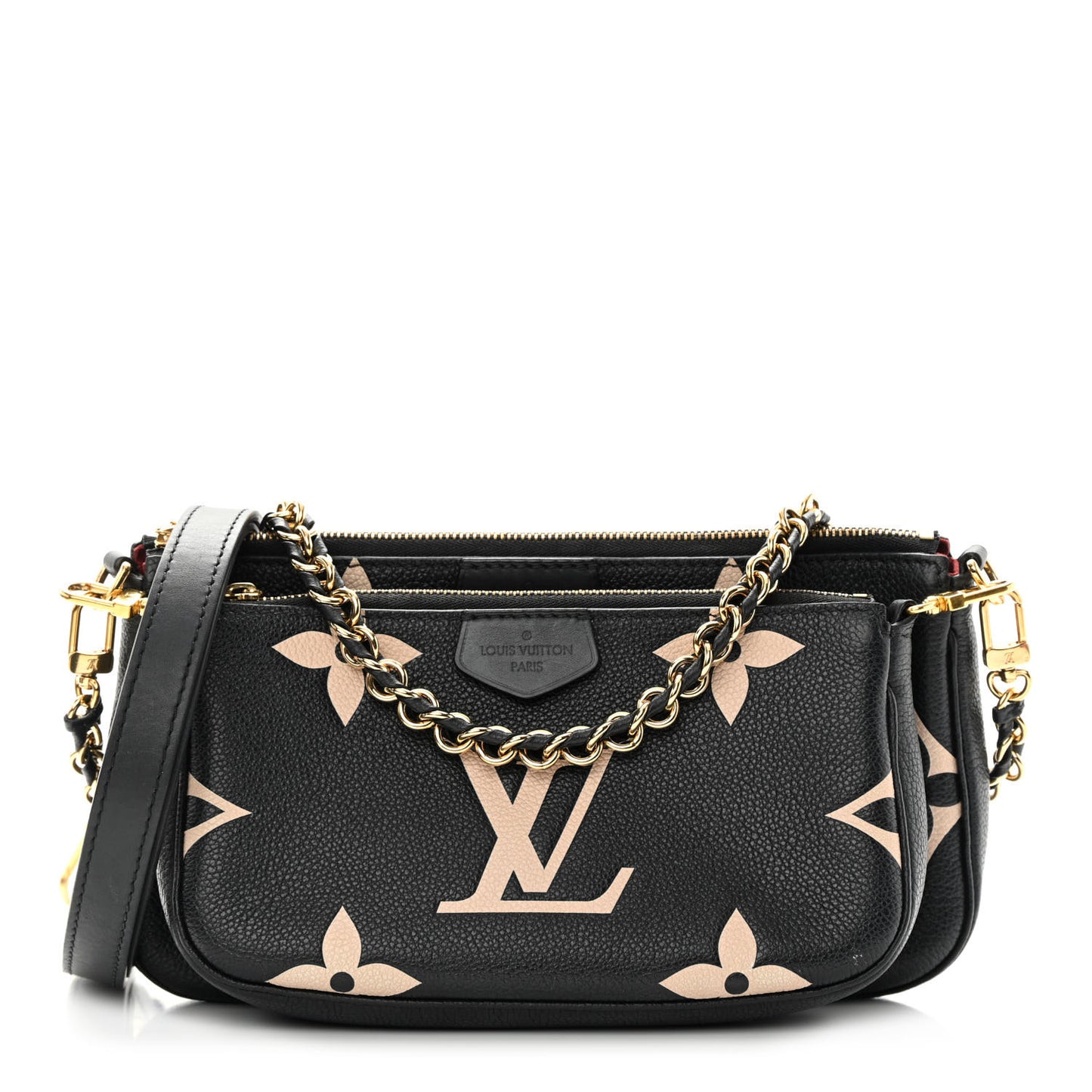 Empreinte Monogram Giant Multi Pochette Accessories Black Beige