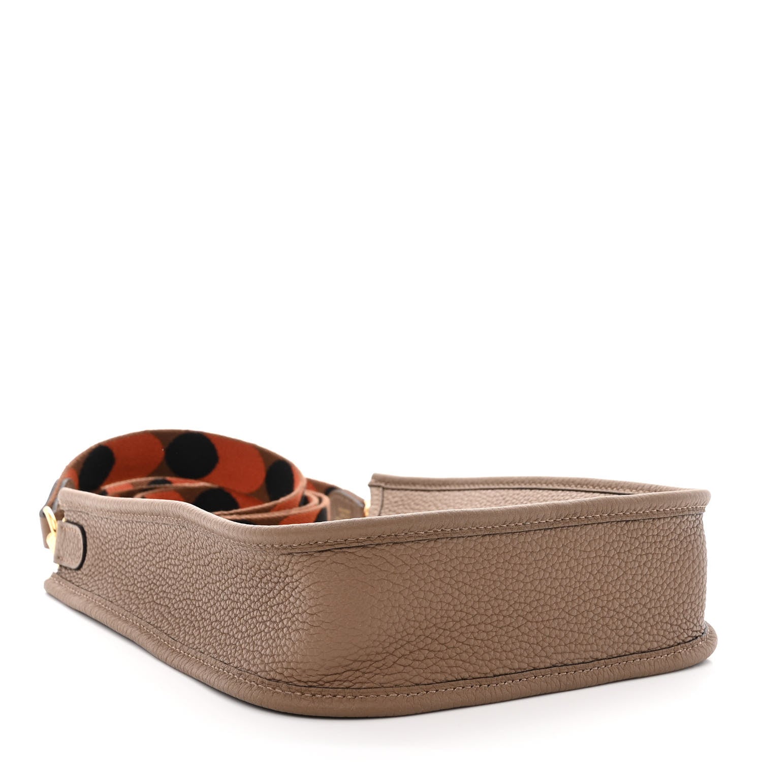Hermes Taurillon Clemence Flipperball Sangle Evelyne TPM Beige De Weimar Noisette Cuivre Gold 4 of 11